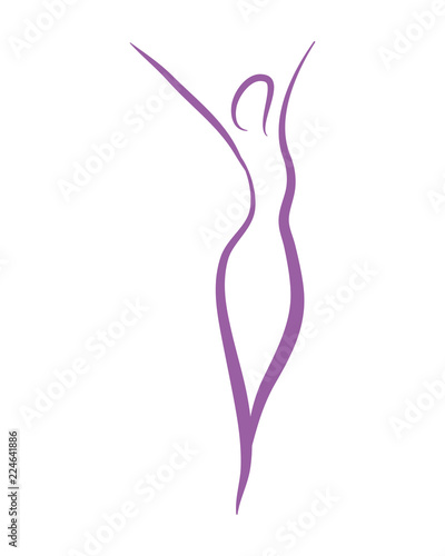 Woman and yoga