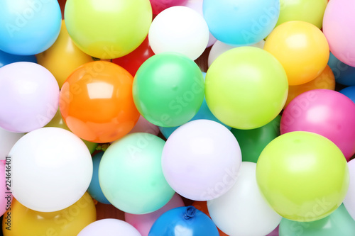 Background of colorful balloons