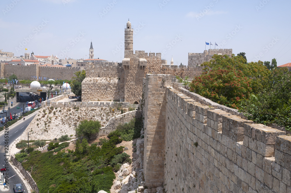 Obraz premium David Fortress and Museum, Jerusalem