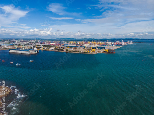 international shipping port open sea asia pacific