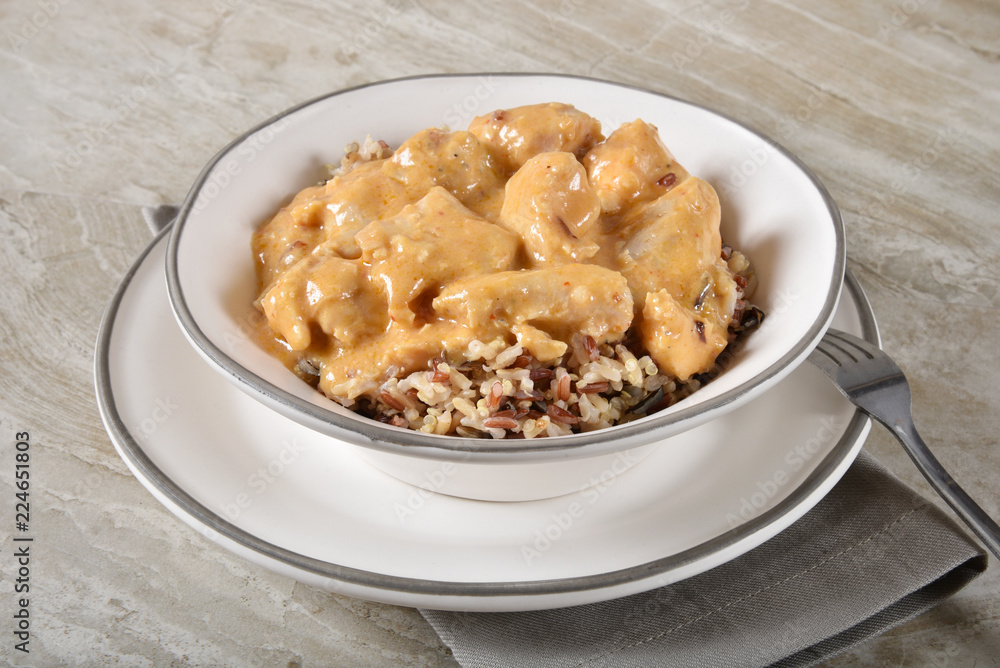 Coconut Curry Chicken with Rice and Quinoa Coconut Curry Chicken with Rice and Quinoa