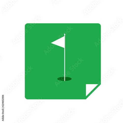 design of golf symbol