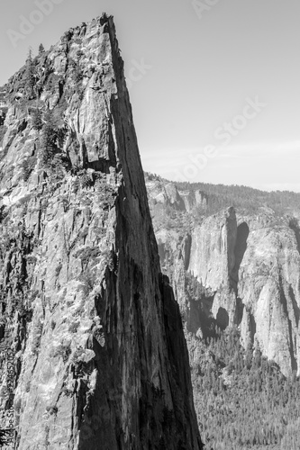 Canvas Print Sentinel rock at Yosemite Valley