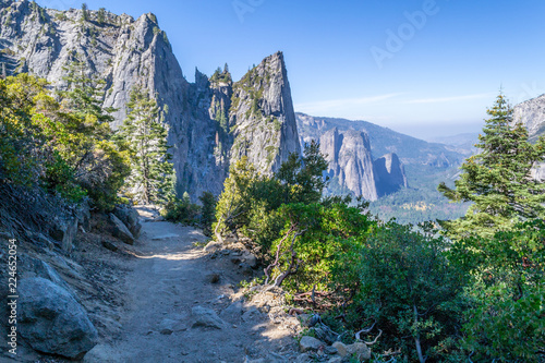 Tableau sur toile Sentinel rock at Yosemite Valley