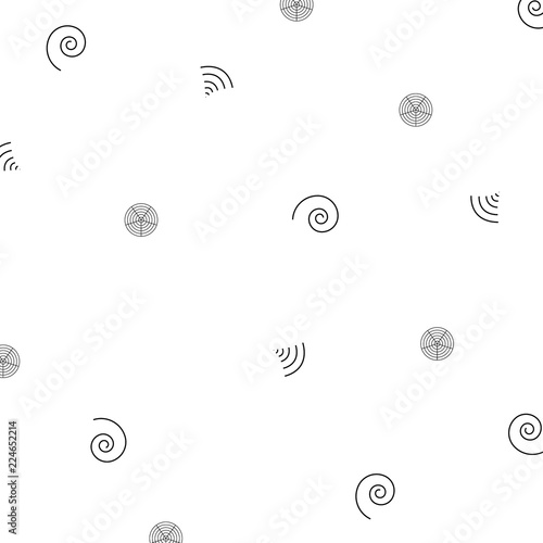 Seamless pattern. Background. Texture. Black and white.