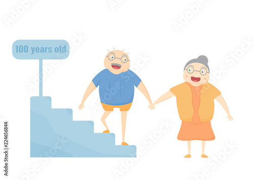 Family activity is smilling on white background. Vector illustration in flat design.