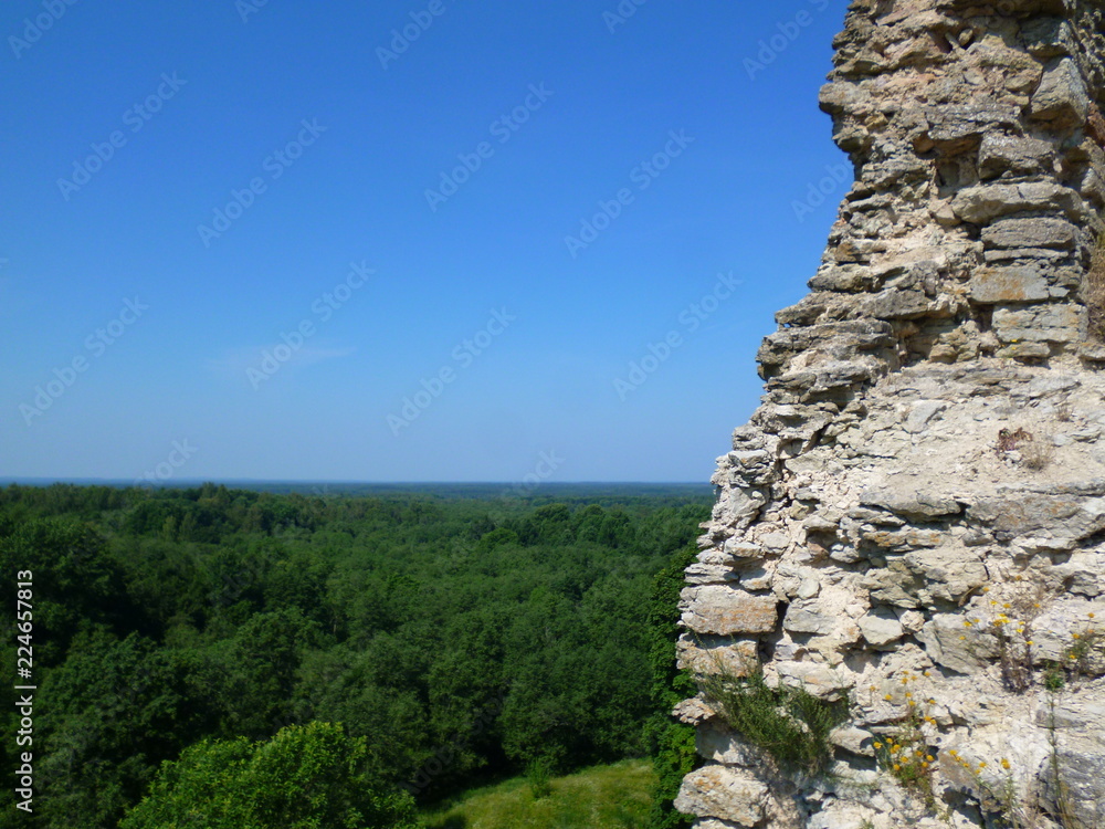 Fototapeta premium rock and blue sky