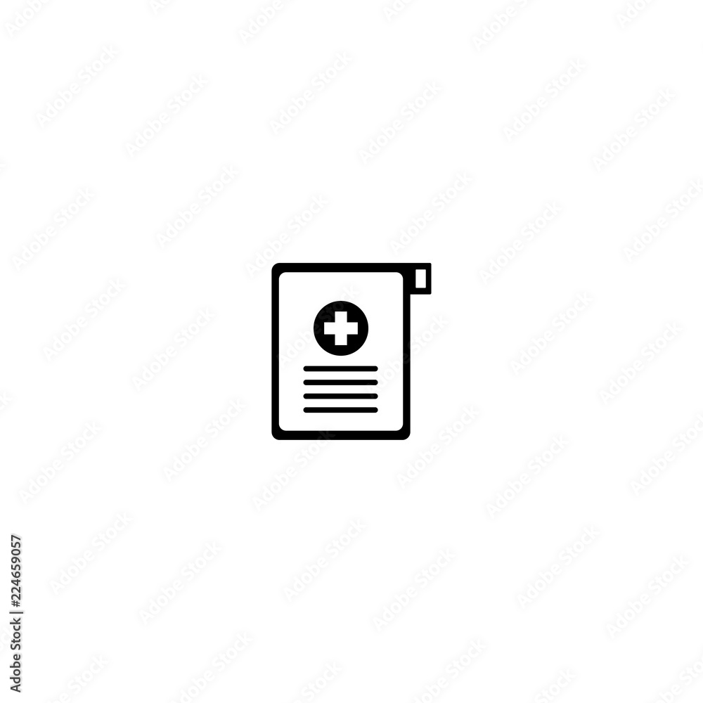 Medical record icon Medical record icon
