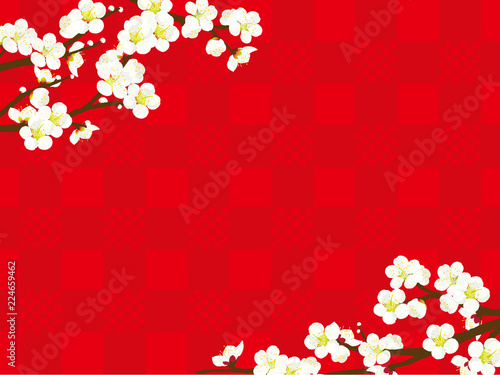 梅の花 背景イラスト Stock Vector Adobe Stock 梅の花 背景イラスト Stock Vector Adobe Stock