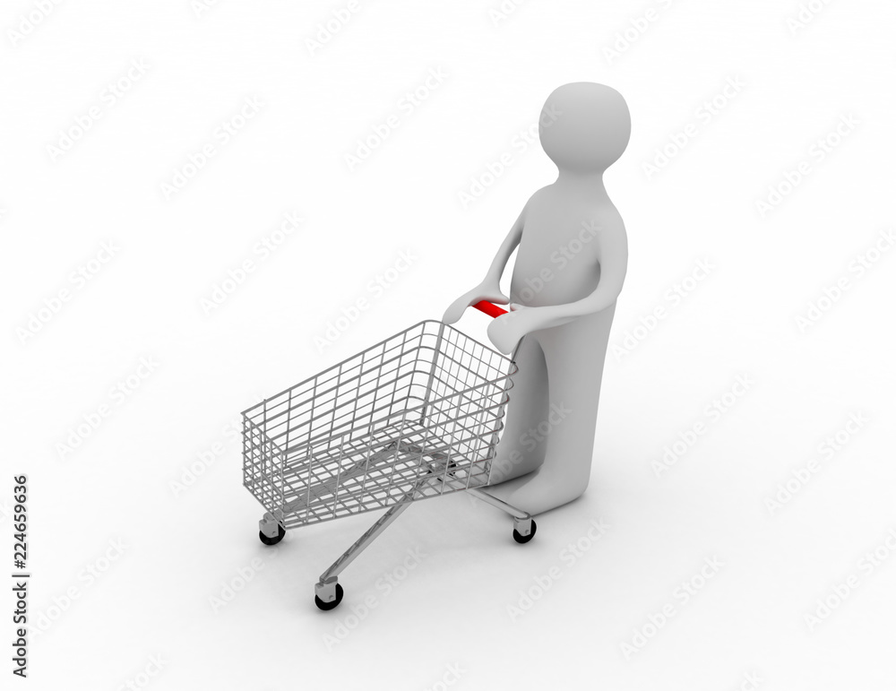 man with cart man with cart