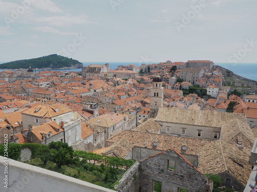 View of Dubrovnik old town