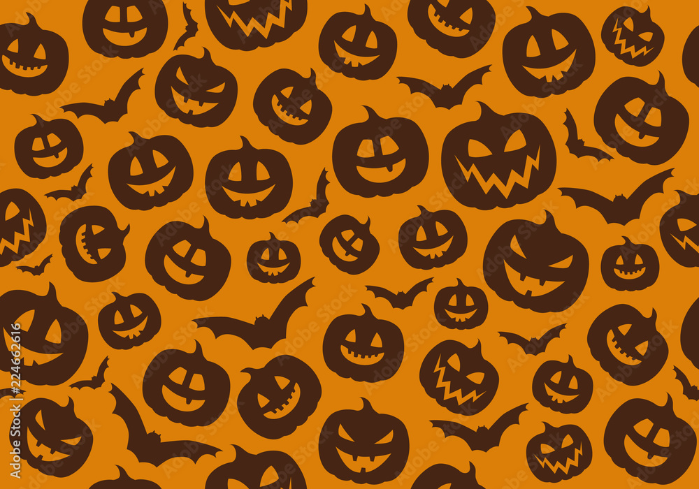 Texture with pumpkins - Halloween concept. Vector. Texture with pumpkins - Halloween concept. Vector.