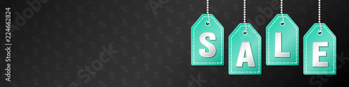 Black Friday Sale - banner with empty background. Vector.