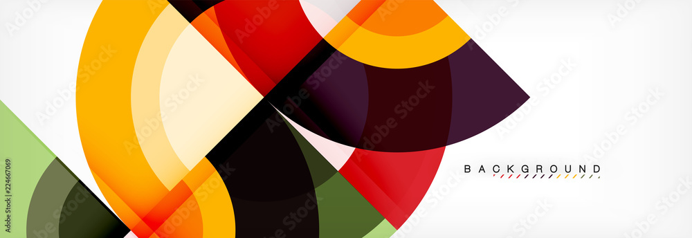 Vector circle abstract background Vector circle abstract background
