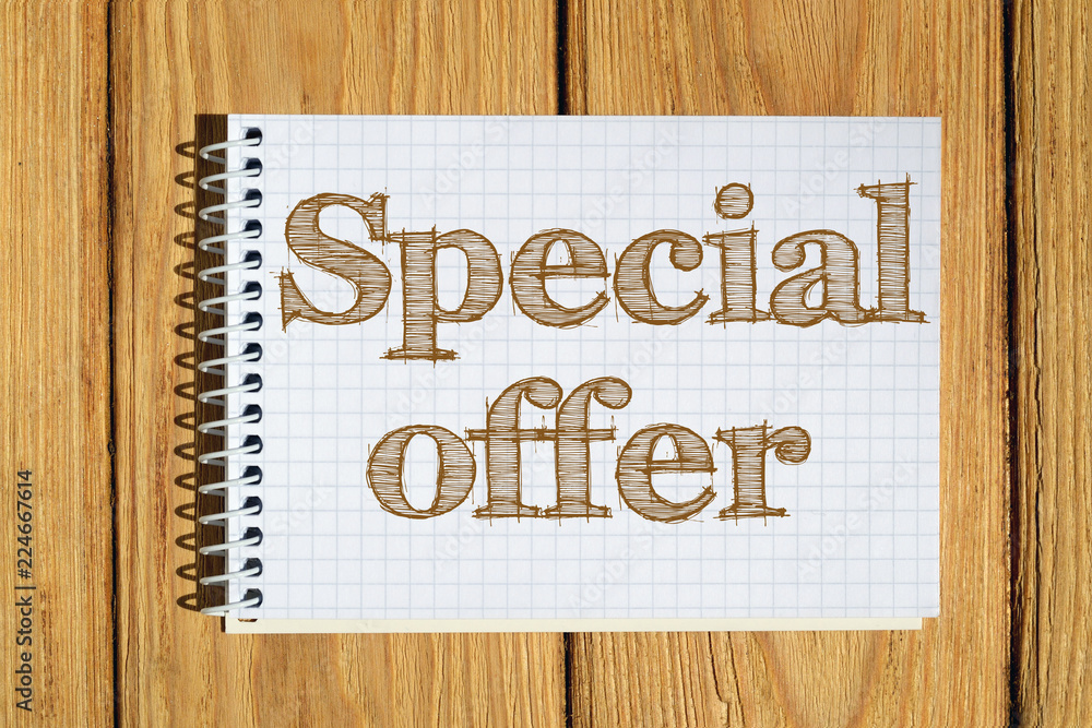 Composite image of digital image Of Special offer text Composite image of digital image Of Special offer text