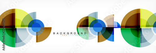 Circle abstract background