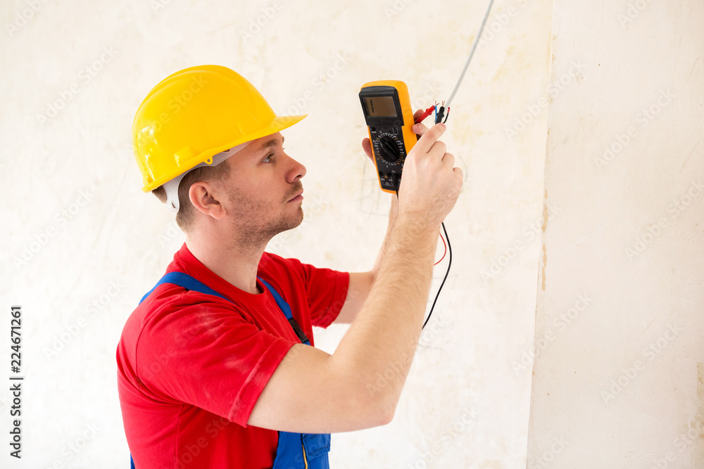 Digital unimer used for checking of electric installation Digital unimer used for checking of electric installation