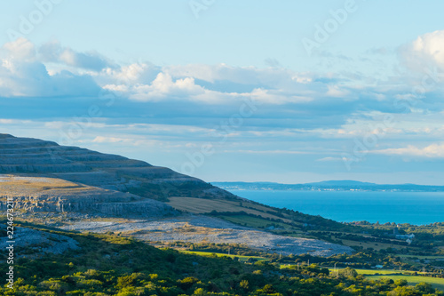 View Burren Galway Bay Bucht Anblick