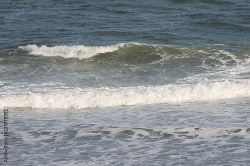 waves on beach