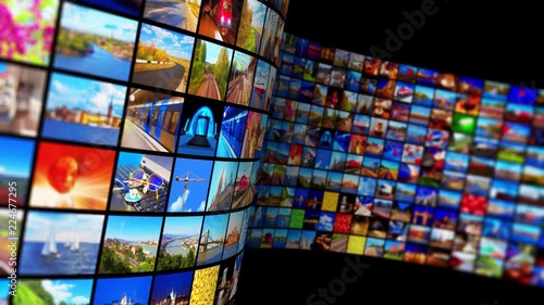 Streaming media technology and multimedia concept
