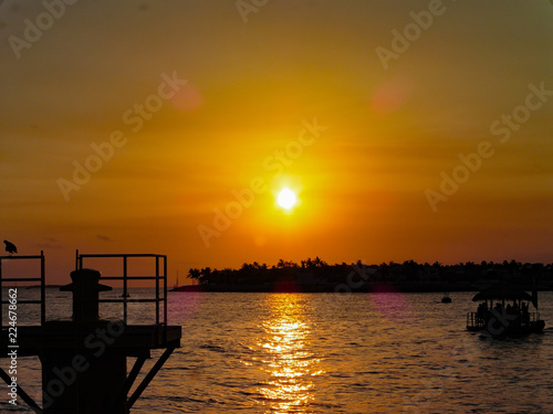 Coucher de soleil à Miami