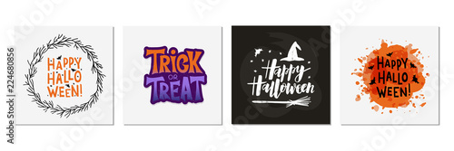 Halloween typography