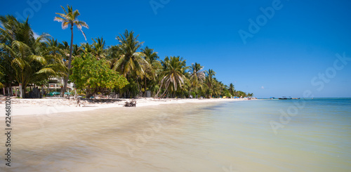 Caribbean beach in San Andres Island, Colombia photo