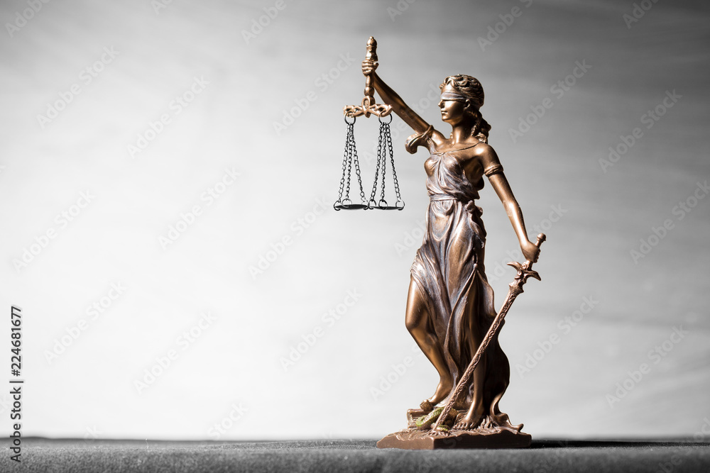 Themis statue, symbol of law and justice Stock Photo | Adobe Stock