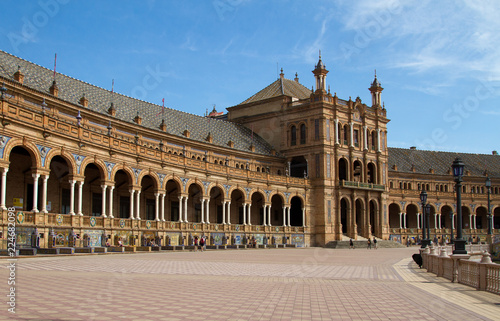 Plaza de España, one of most historical landmarks in Sevilla