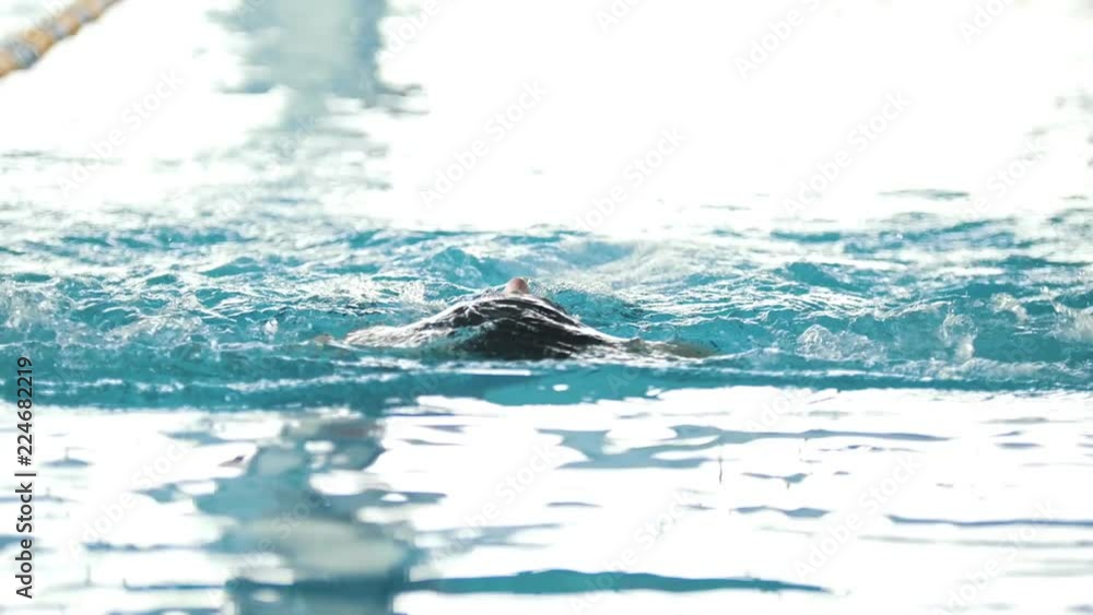 custom made wallpaper toronto digitalDisabled man swims on the back in a swimming pool