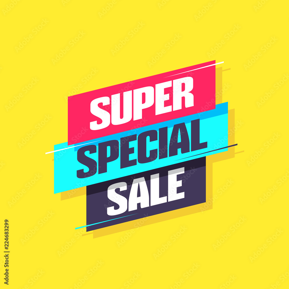 Super Special Sale Label Super Special Sale Label