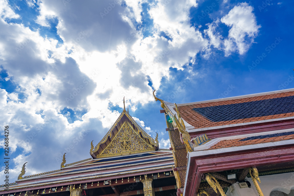 Obraz premium タイ王宮・ワットプラケオ(Wat Phrakeaw Thai)