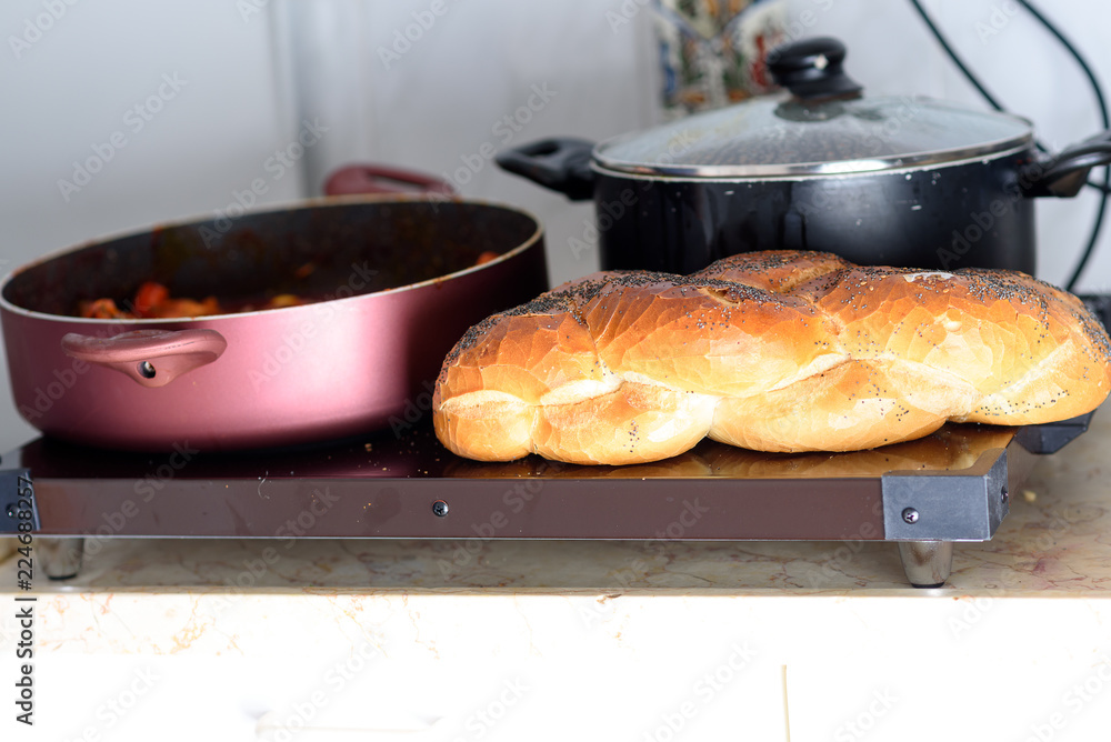 Hot plate for the Sabbath, a pot of spicy fish cooked with peppers and
