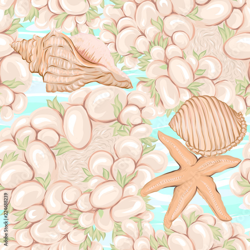 sea world seamless pattern