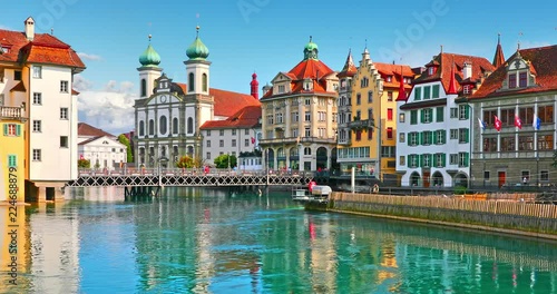 Old Town architecture of Lucerne, Switzerland