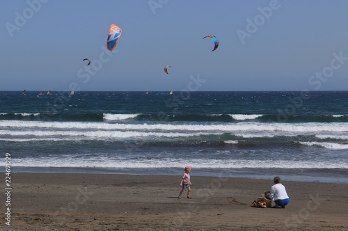 Kitesurfing in El Medano, Tenerife