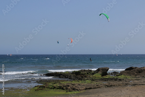 Kitesurfing in El Medano, Tenerife