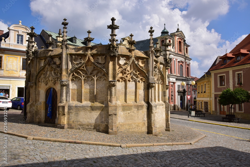 Obraz premium Kutna Hora stone fountain