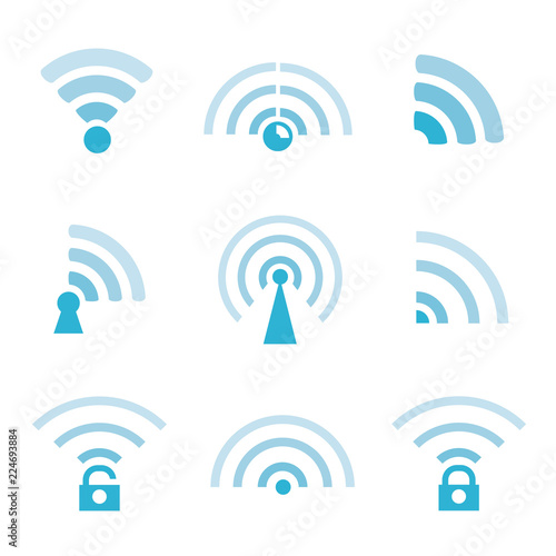 Wi-Fi And Wireless Icons