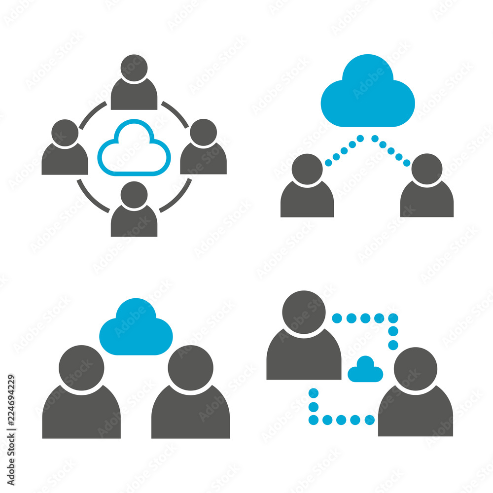 people network and cloud collaboration people network and cloud collaboration