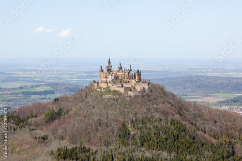 View of Hohenzollern Castle from vom Zeller Horn