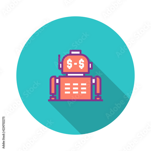 Robo Advisor Flat Icon