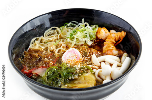 Asian soup, japanese cuisine - Udon noodles
