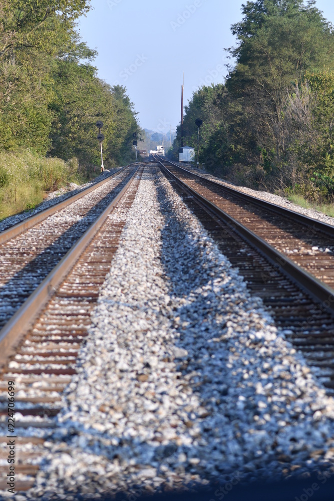 Obraz premium train tracks