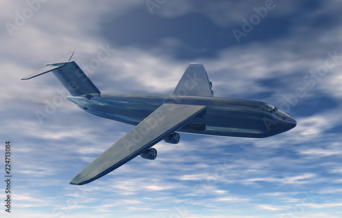 Großes Transportflugzeug