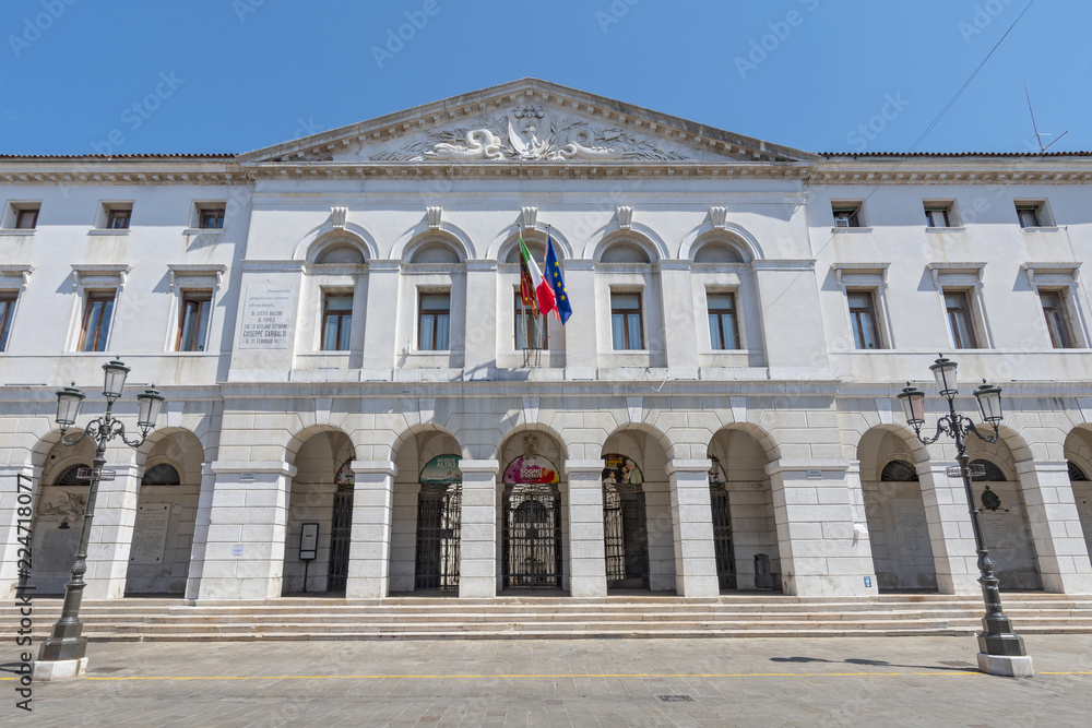 Town hall in Chioggia, Venice Italy.