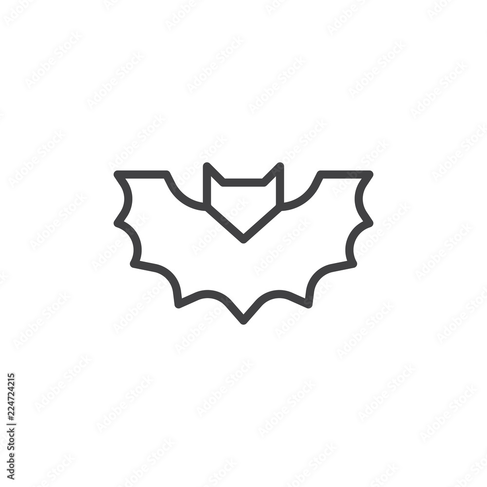 Bat Signal Outline