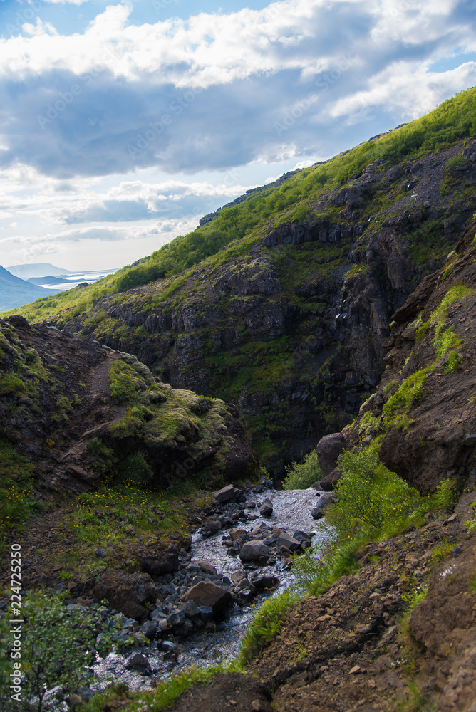 Hike to Glymur, the second-highest waterfall in Iceland