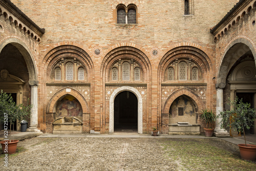 Santo Stefano landmark in Bologna in Italy © Enrico Della Pietra