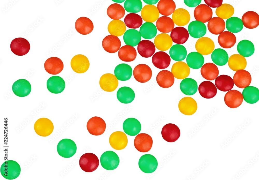 Colorful Candy Ball Sweets - Isolated